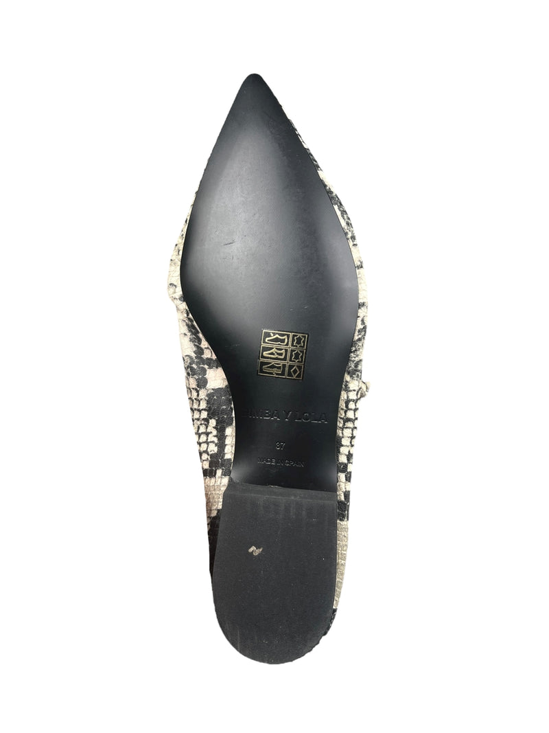 Bailarina Cuero Animal Print