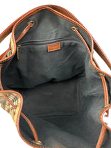 Cartera Check Bucket Bag