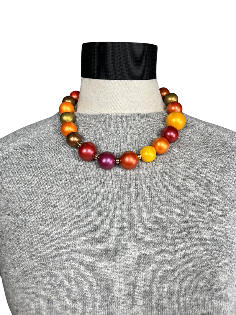 Collar Esferas Multicolor