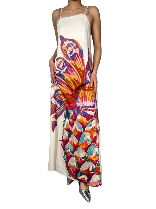 Vestido Viscosa Estampado