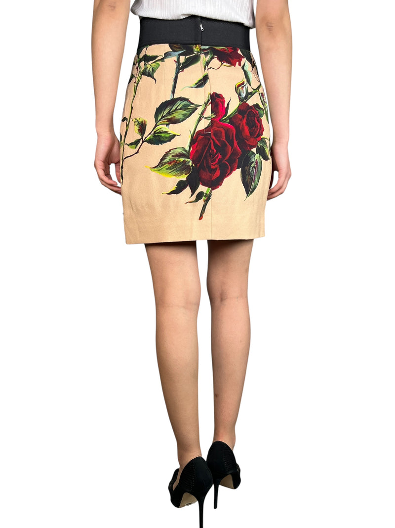 Falda Flores