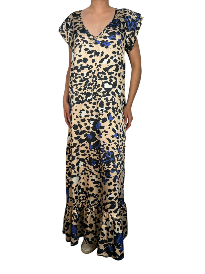 Vestido Maxi Animal Print