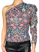 Blusa Asimétrica Lurex