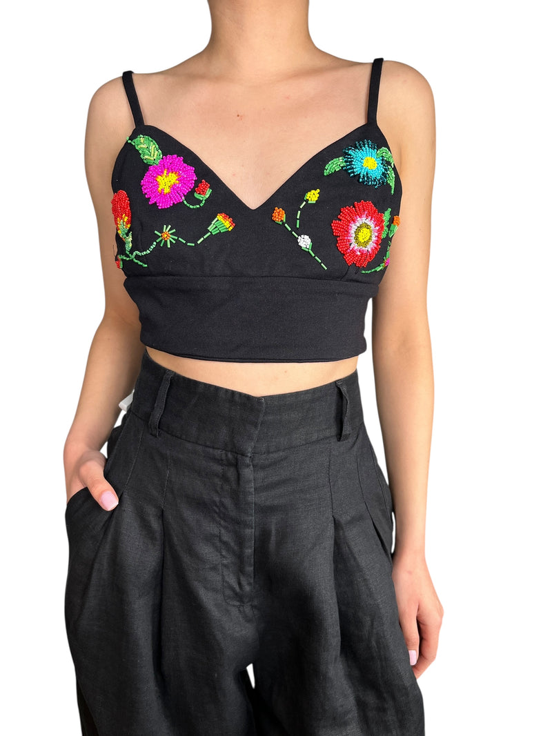 Crop Top  Mostacillas