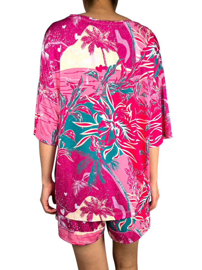 Polera Estampada Hojas