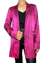 Blazer Animal Print Fucsia