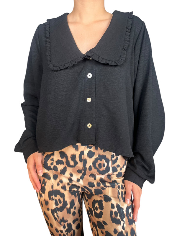Blusa cuello bobo