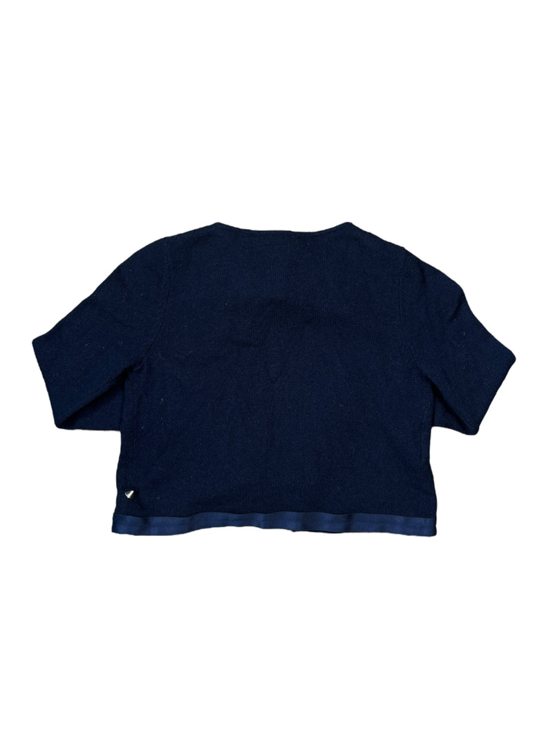 Chaqueta Recta De Punto Con Lazo NIÑA