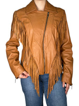 Chaqueta Camel Cuero