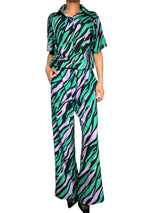 Enterito Animal Print Verde