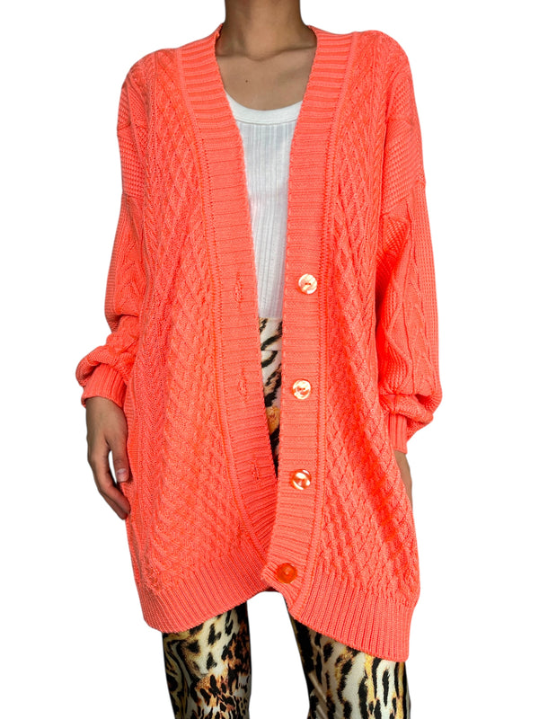 Cárdigan Joana Orange Turmeric