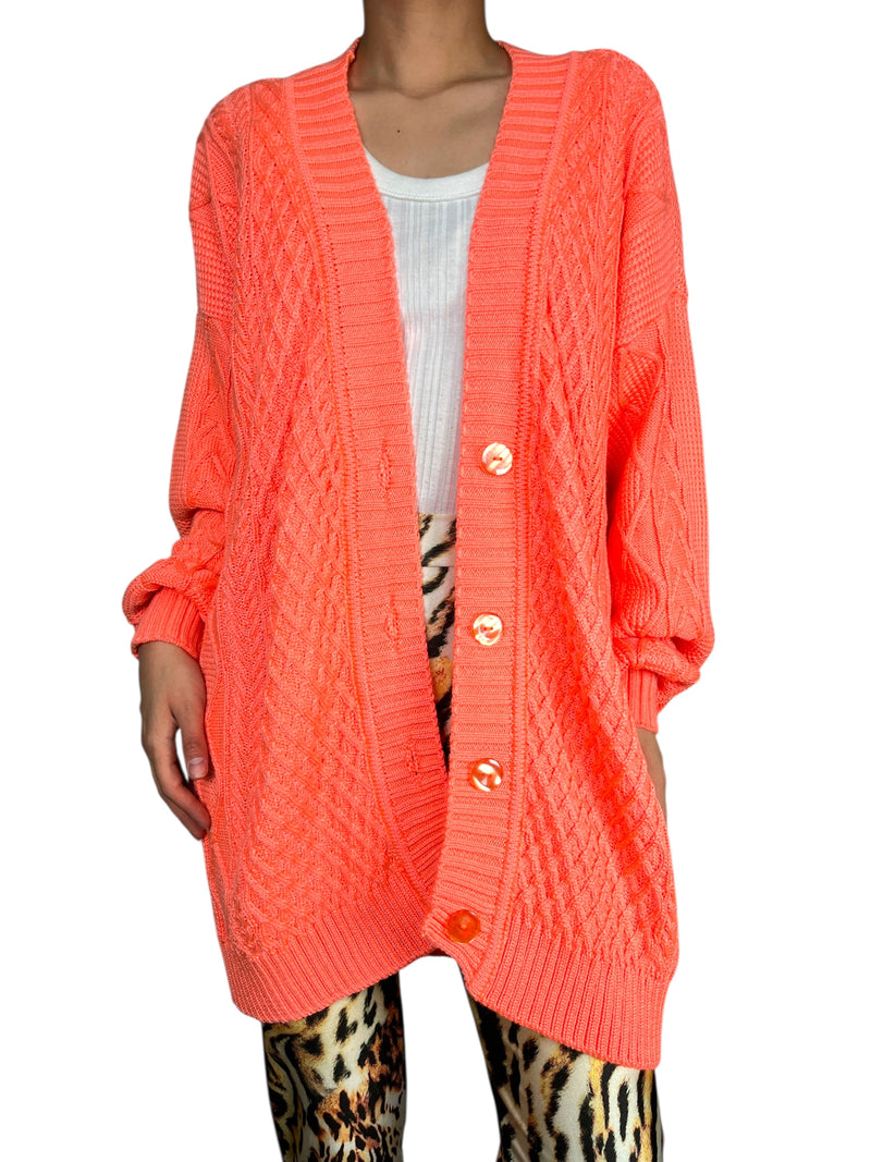 Cárdigan Joana Orange Turmeric