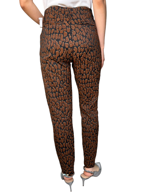 Pantalón Leopardo Jacquard