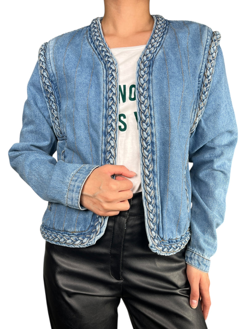 Chaqueta Denim Braid