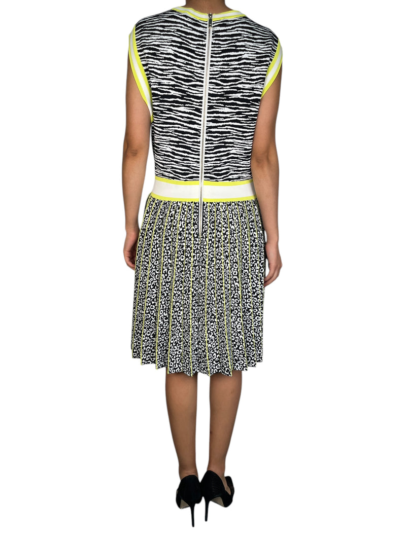 Vestido Animal Print Tejido