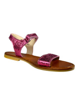 Sandalias Cuero Fucsia NIÑA