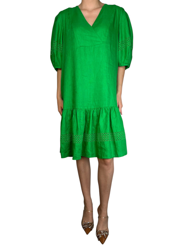 Vestido Lino Verde