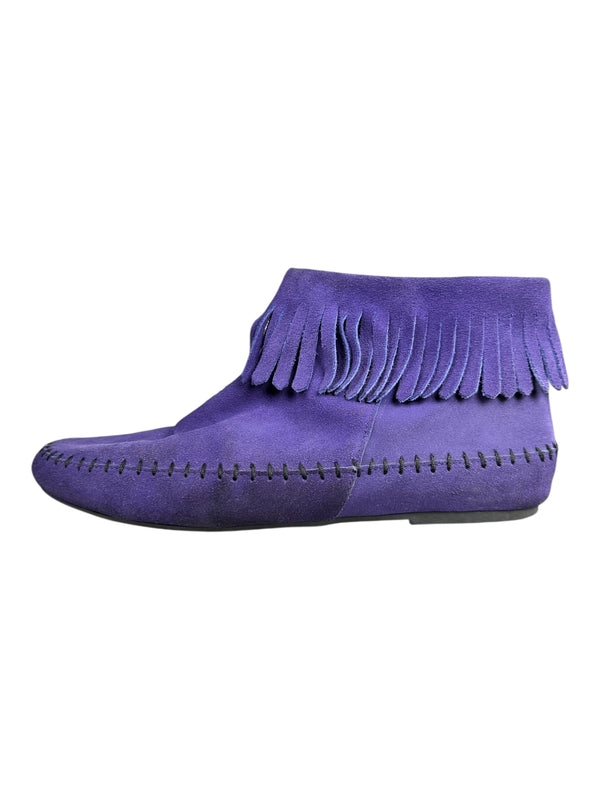 Zapatos Gamuza Flecos