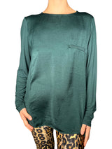 Blusa satinada