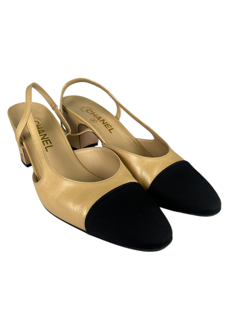 Zapatos Beige Taco