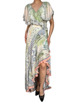 Vestido Seda Aplicaciones