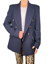 Blazer Cruzado Botones Dorados