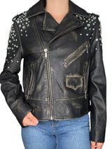 Chaqueta Biker Cristales