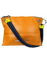 Cartera Trapecio Cuero