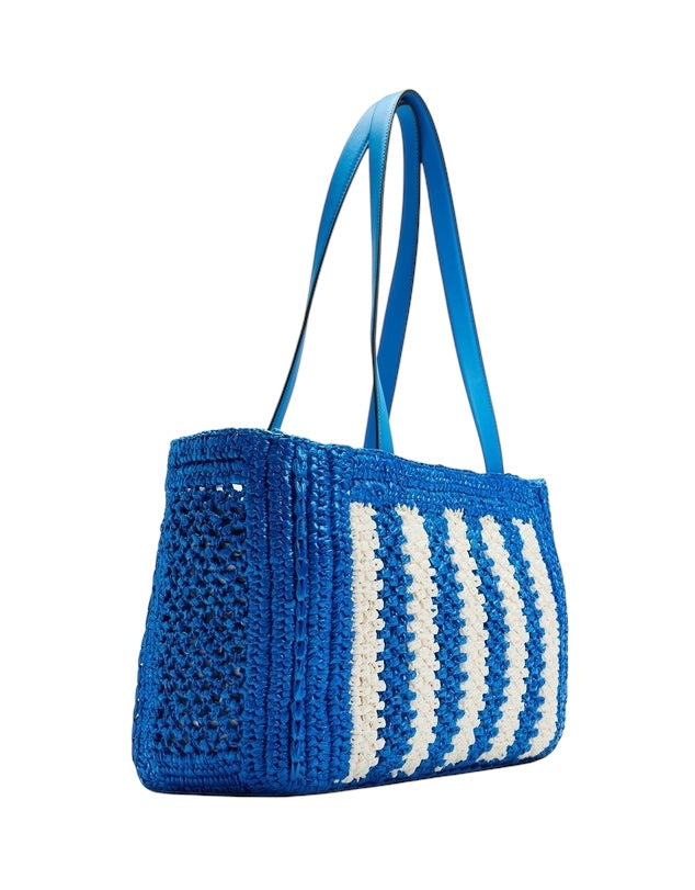 Cartera Eden Striped Crochet