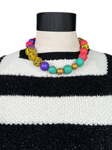 Collar Esferas Multicolor