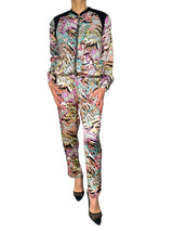Bomber Estampada Seda