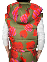 Chaqueta Sin Mangas Floral