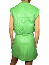 Chaqueta Puff Cuero