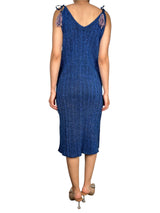 Vestido Fibras Metalizadas