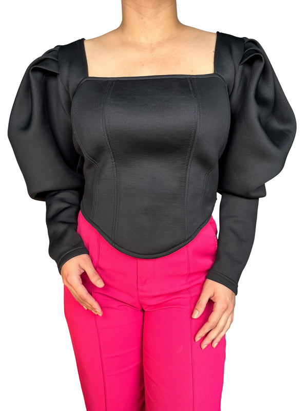 Blusa Mangas Globo PLUS SIZE