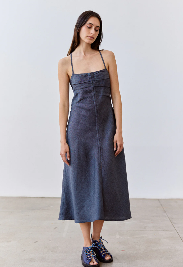 Vestido Bies Lino