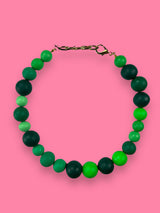Collar Esferas Verde