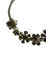 Collar Flores Dorado