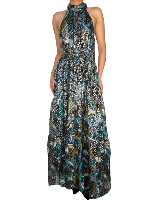 Vestido Fibras Metalizadas