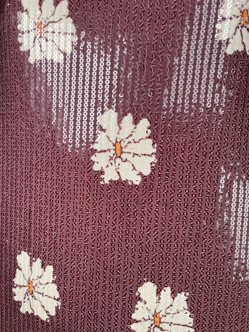 Vestido Lentejuelas flores