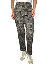 Jeans Animal Print Verde