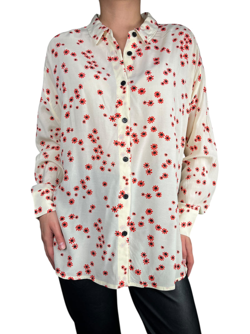 Blusa Flores Viscosa
