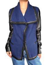 Chaqueta Lana y Cuero