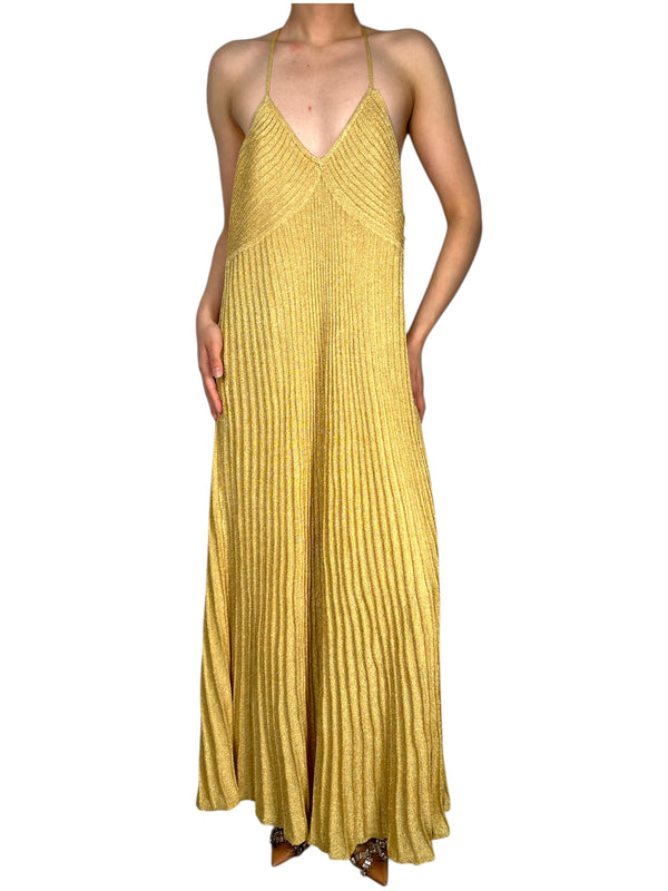 Vestido Tejido Metalizado