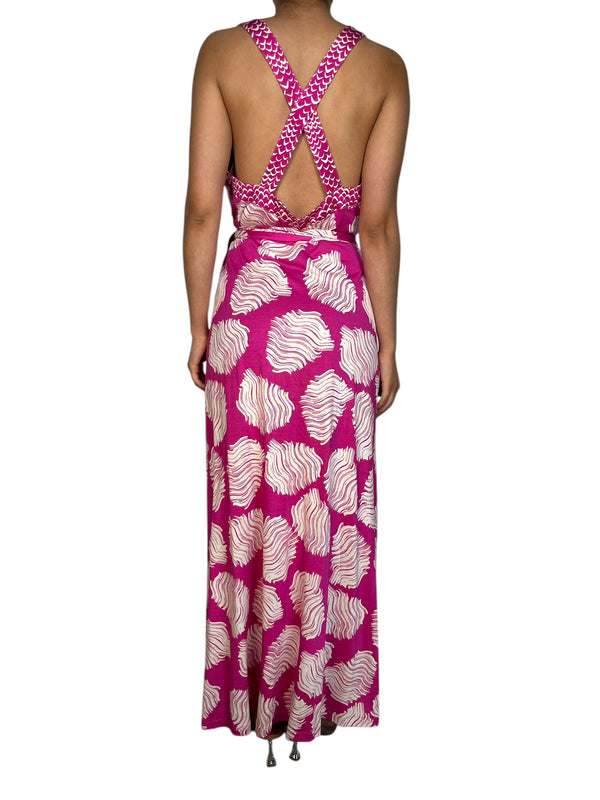 Vestido Wrap Seda