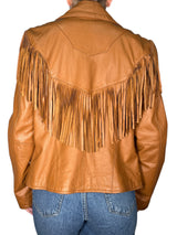 Chaqueta Camel Cuero