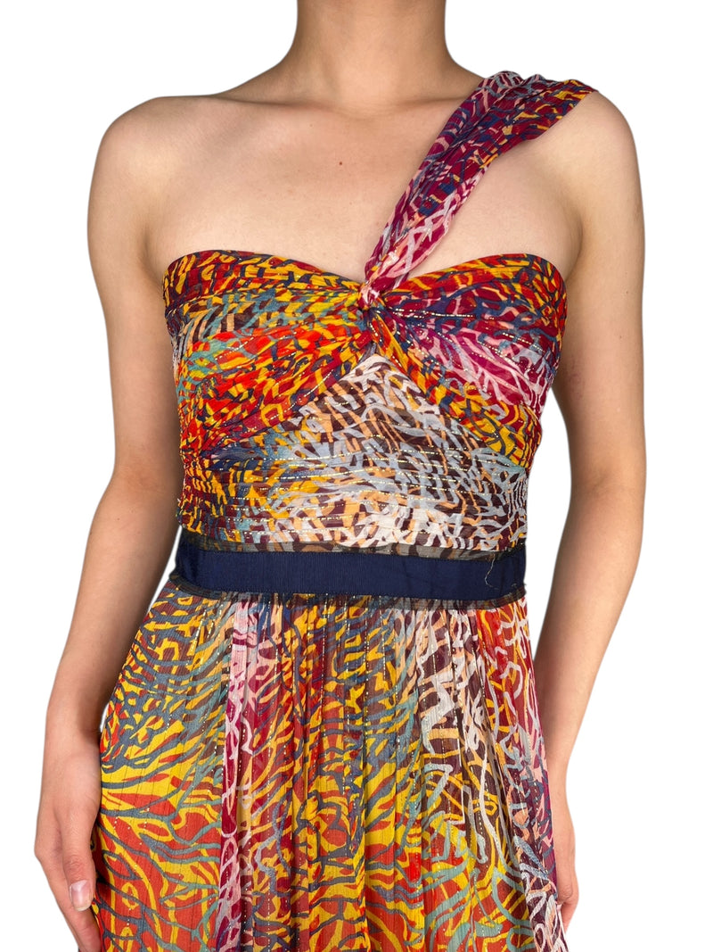 Vestido Asimétrico Seda