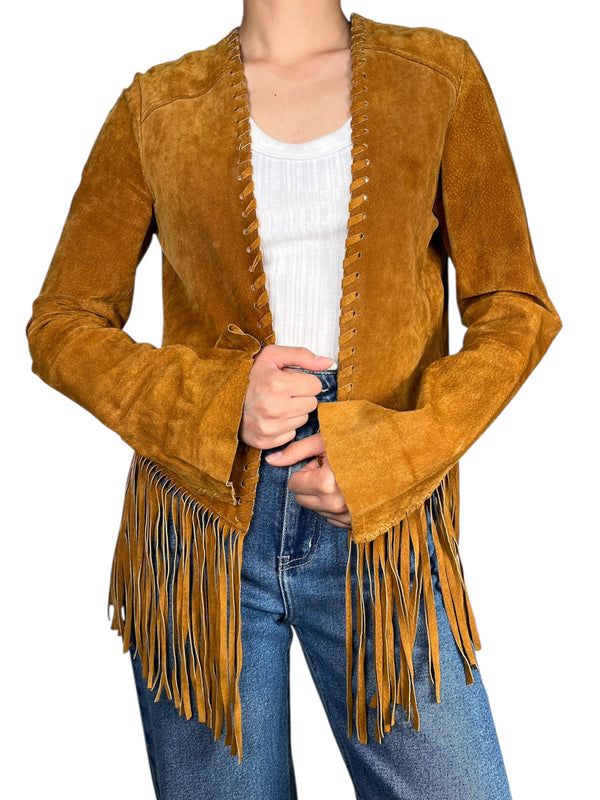 Chaqueta Cuero Gamuza