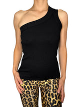 Polera Rib Asimétrica
