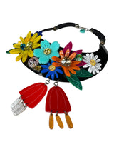 Collar Flores Tridimensionales